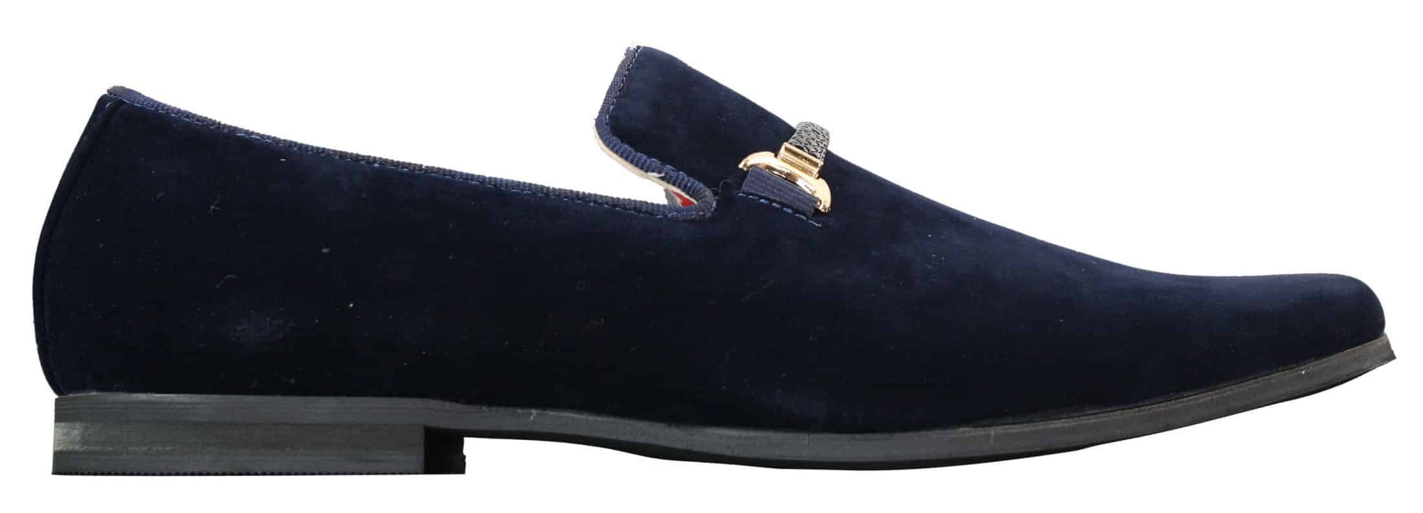 Sapatos masculinos sem cadarço com fivela