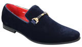 Sapatos masculinos sem cadarço com fivela