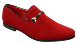 Sapatos masculinos sem cadarço com fivela