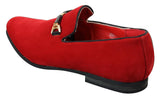 Sapatos masculinos sem cadarço com fivela
