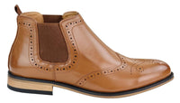 Botas Brogue Masculinas Sem Cadarço