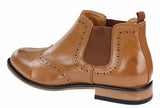 Botas Brogue Masculinas Sem Cadarço