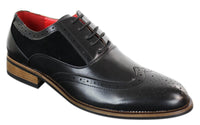 Sapatos Brogue Pretos Masculinos