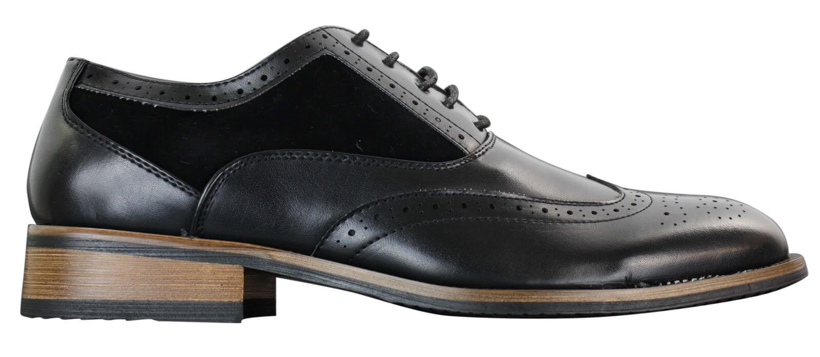 Sapatos Brogue Pretos Masculinos