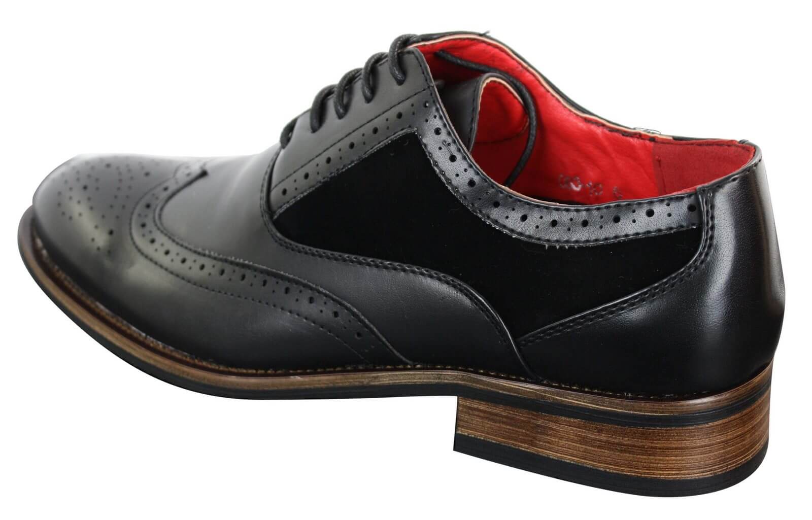 Sapatos Brogue Pretos Masculinos