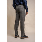 Albert - Calças de tweed cinza para homem