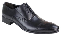 Sapatos Brogue Pretos Clássicos Masculinos
