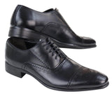 Sapatos Brogue Pretos Clássicos Masculinos