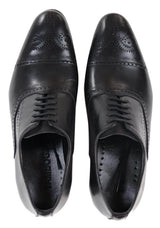 Sapatos Brogue Pretos Clássicos Masculinos