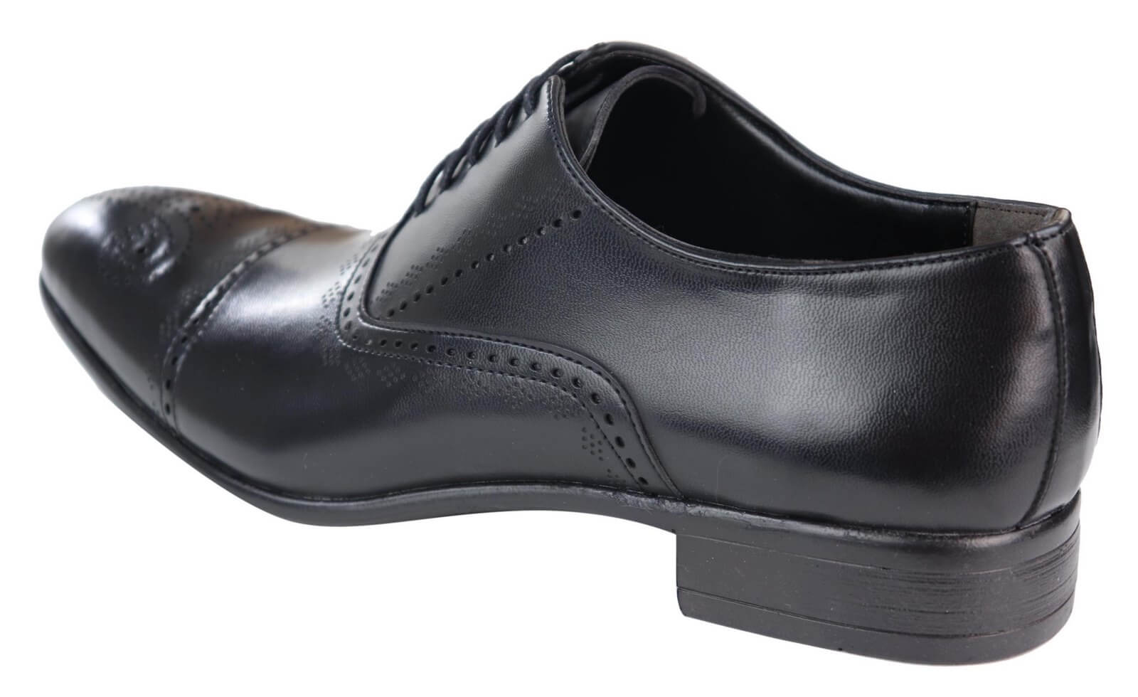 Sapatos Brogue Pretos Clássicos Masculinos