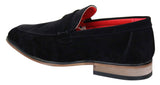 Fiorello 1807 - Sapatos masculinos de camurça sintética, estilo mocassim clássico com design italiano.