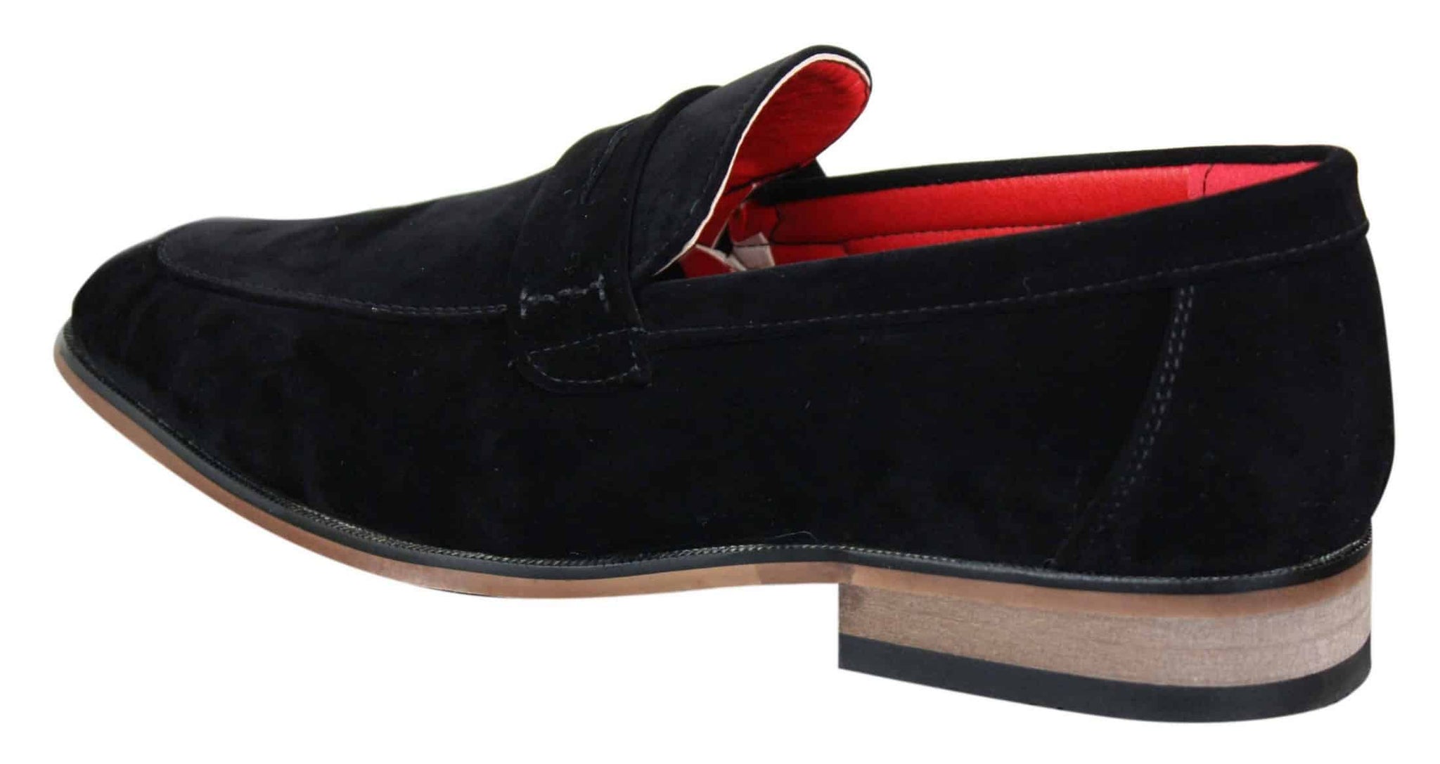 Fiorello 1807 - Sapatos masculinos de camurça sintética, estilo mocassim clássico com design italiano.