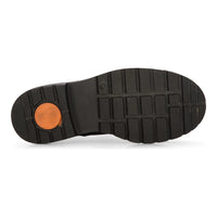 Botas masculinas de couro preto para motociclista, estilo western rock punk, com cadarço, cano curto, estilo militar.