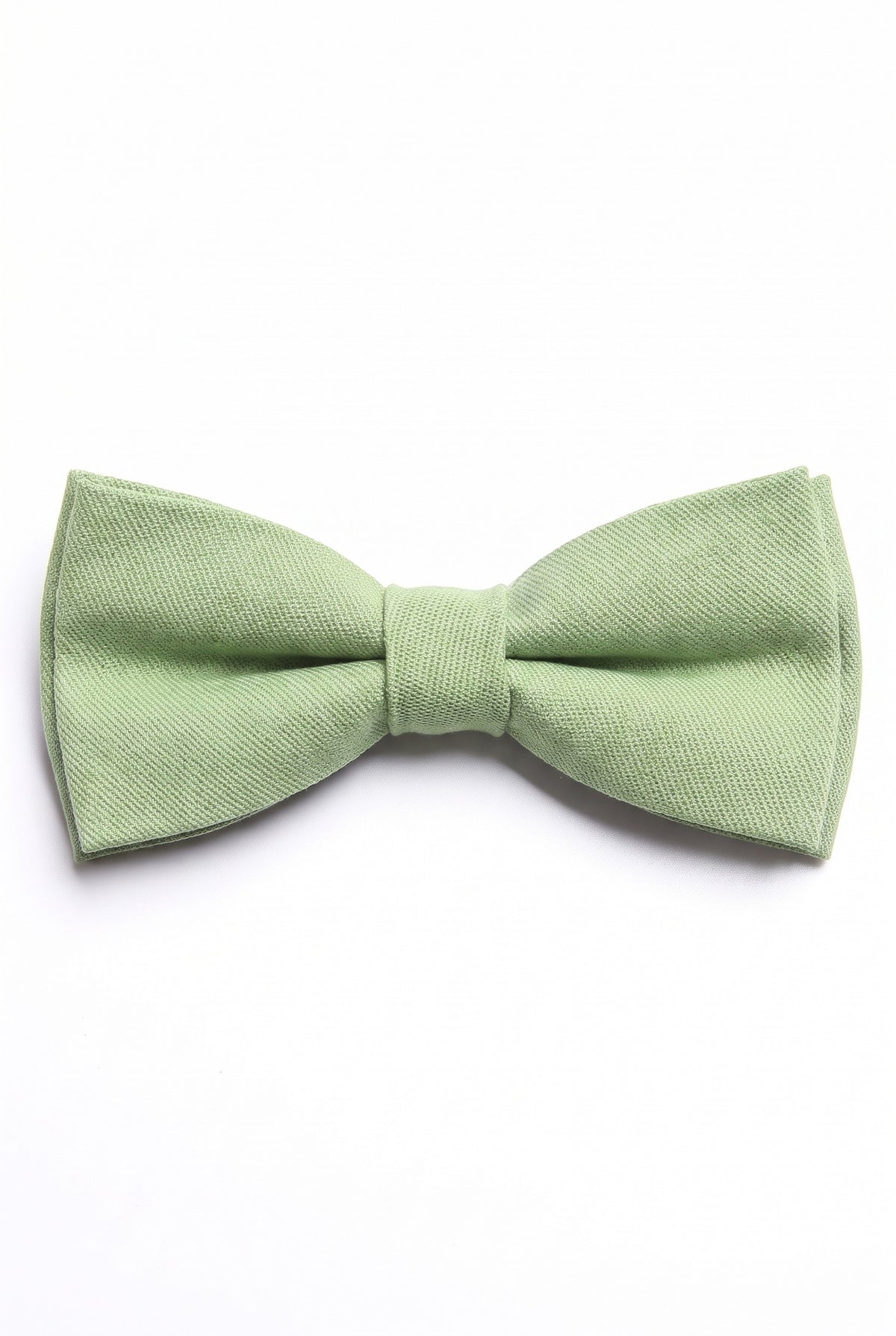 Gravata borboleta masculina verde sálvia