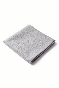 Lenço de bolso masculino em tweed cinza