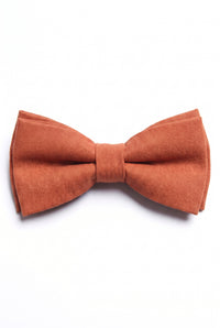 Gravata borboleta dupla marrom masculina