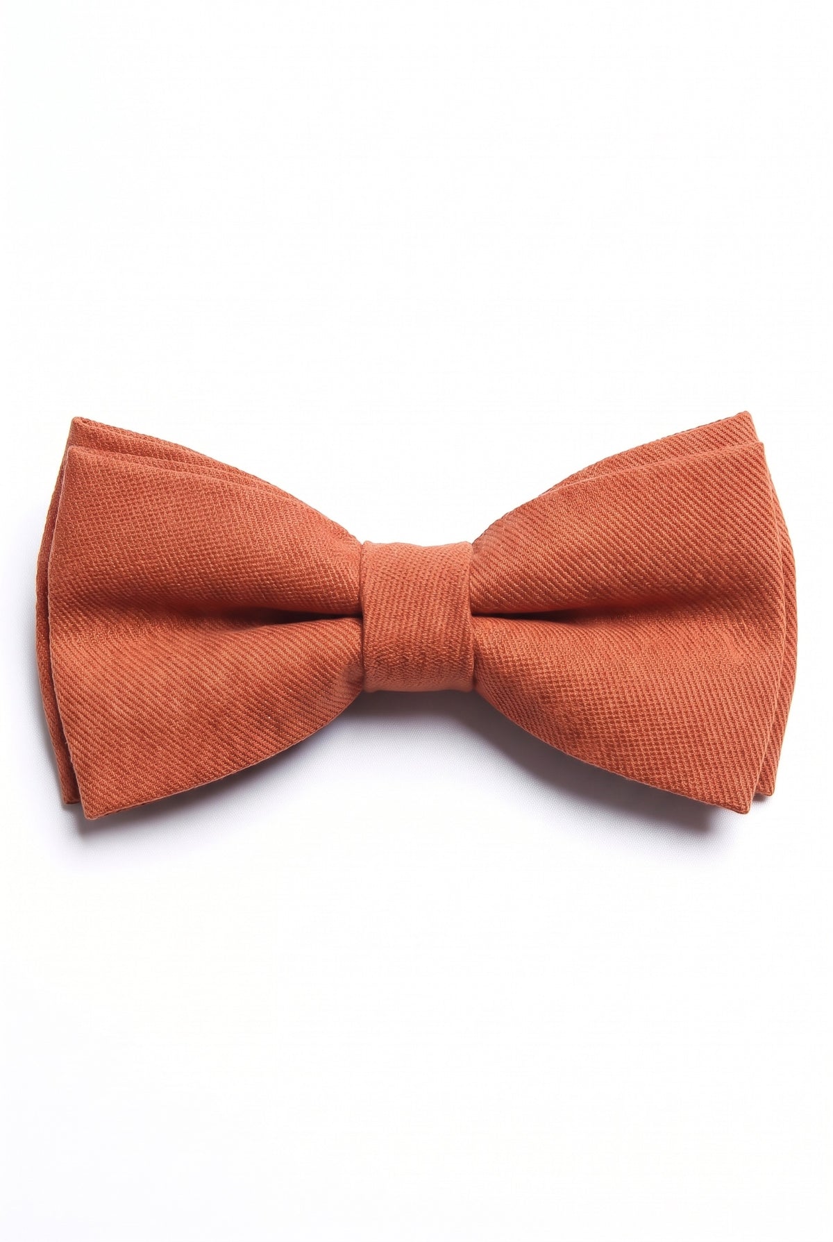 Gravata borboleta dupla marrom masculina