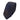 281 - Gravata e lenço de bolso masculinos em lã tweed azul espinha de peixe, 5 cm (2")
