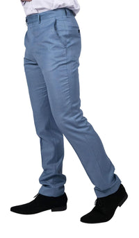 Charles - Calças de verão azul-claro masculinas