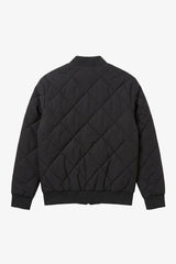 Jaqueta Bomber Reversível Masculina Preta e Bege, Leve e Acolchoada, 2 em 1