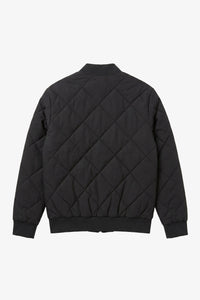 Jaqueta Bomber Reversível Masculina Preta e Bege, Leve e Acolchoada, 2 em 1