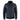 Jaqueta Bomber Harrington Clássica de Piloto Masculina em Couro Azul Marinho