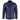 Jaqueta masculina de couro legítimo estilo motociclista, corte sob medida - Azul Marinho
