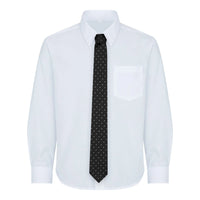 Terno preto de 5 peças para menino: blazer, colete, camisa, gravata e calça para casamento e funeral.