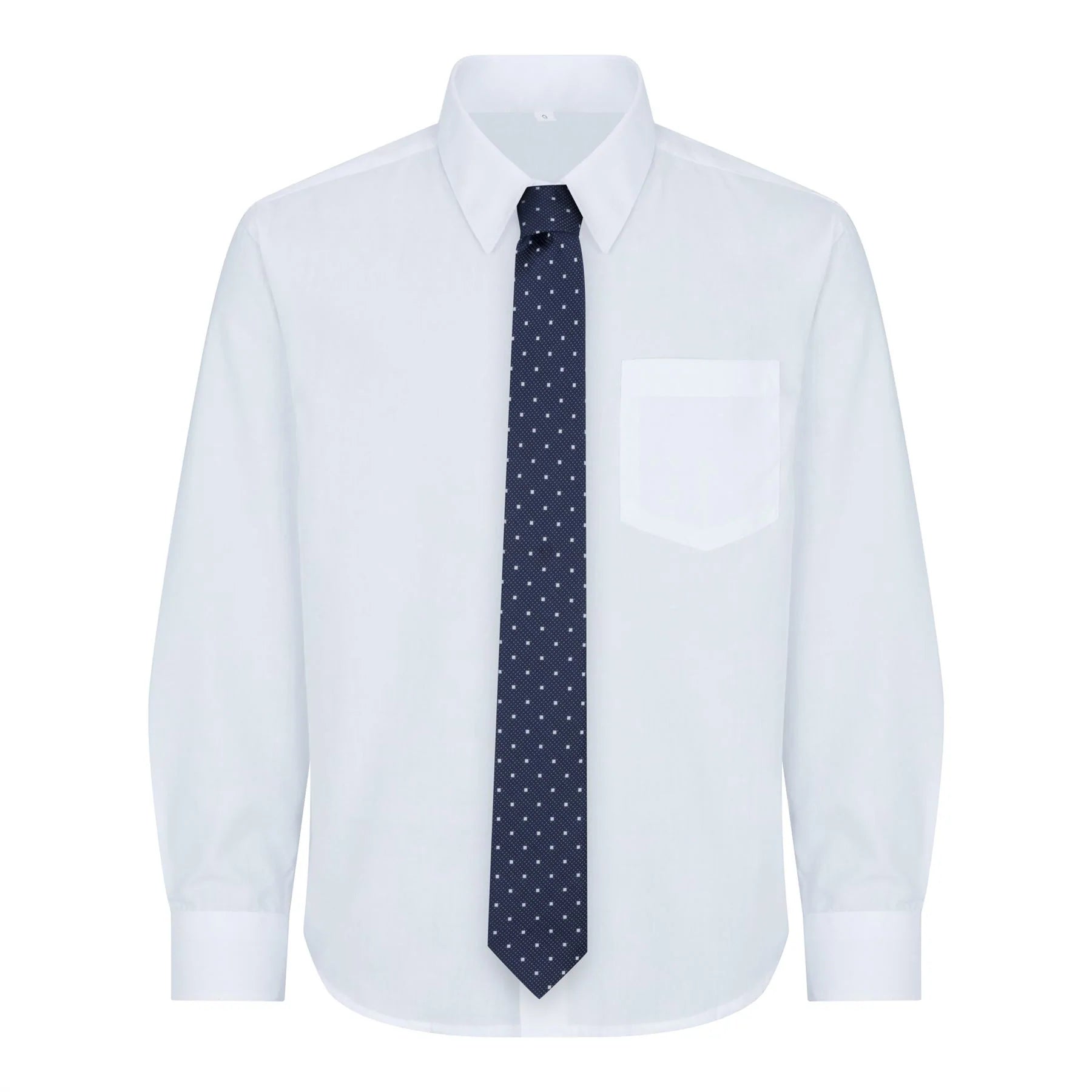 Terno infantil azul marinho de 5 peças: blazer, colete, camisa, gravata e calça para casamento e festa.