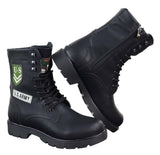 Botas de cano curto estilo exército americano para homem