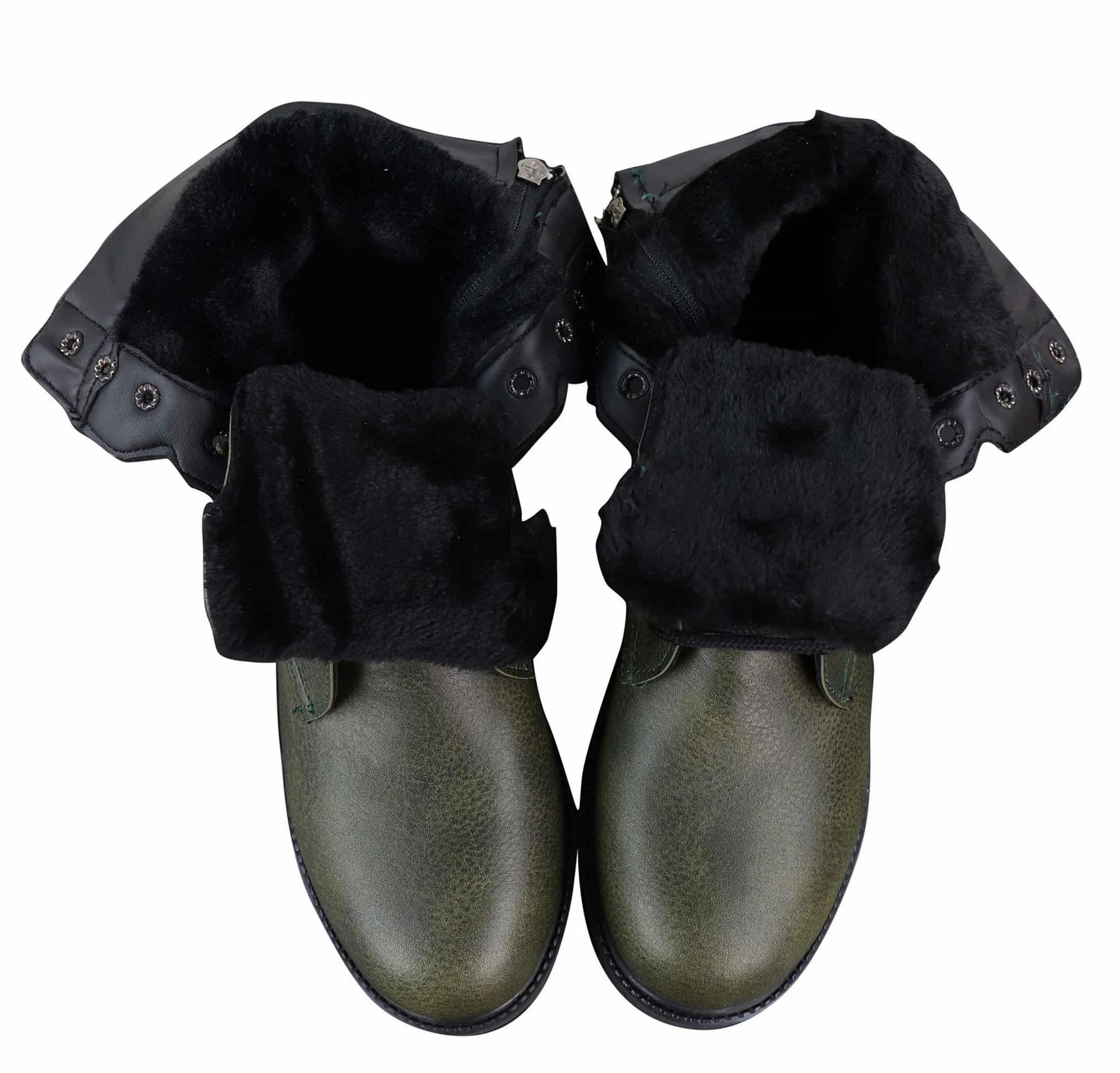 Botas de cano curto estilo exército americano para homem