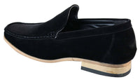 Patron 5588 Sapatos Masculinos Elegantes Casuais Slip On Quadrados em Camurça Italiana