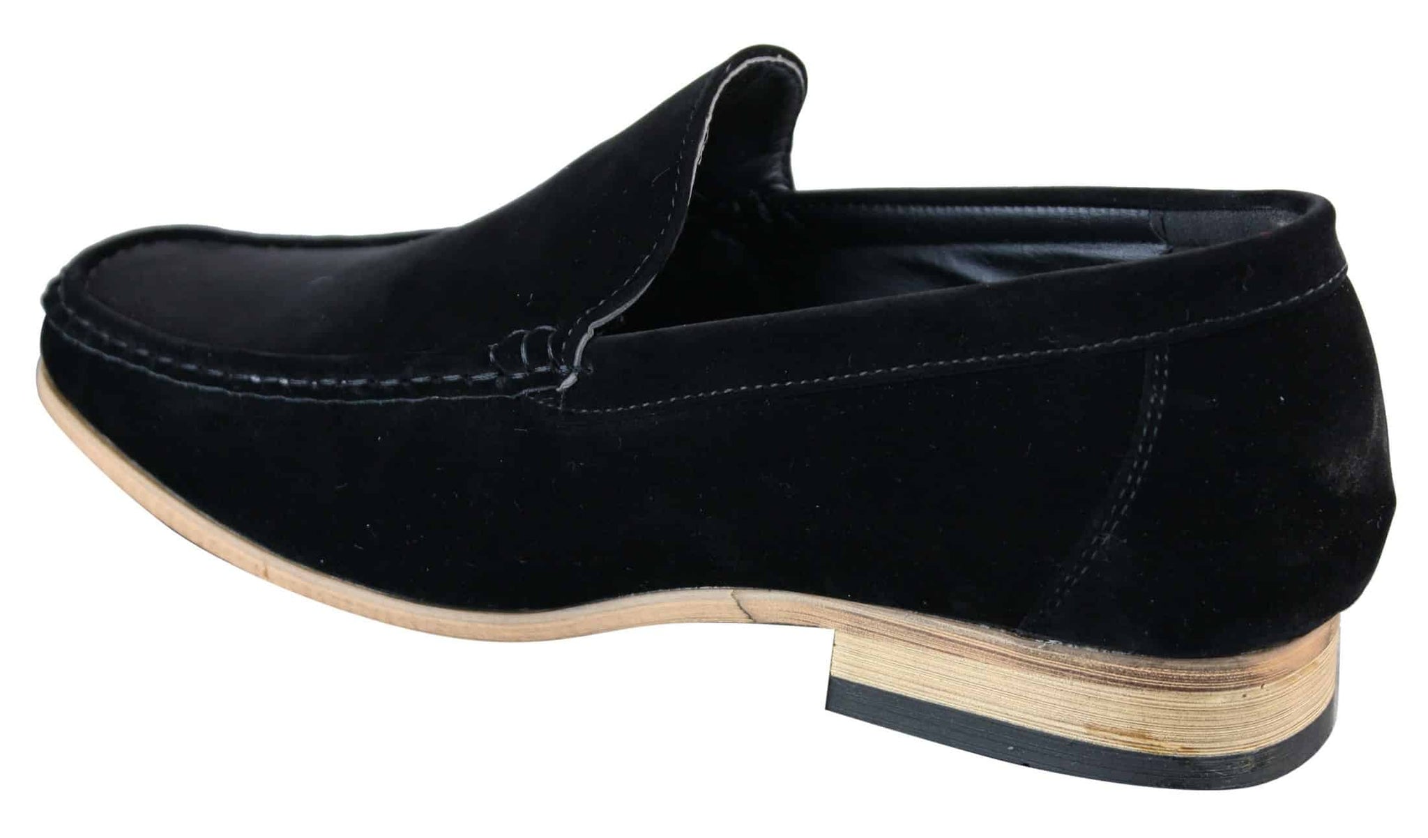 Patron 5588 Sapatos Masculinos Elegantes Casuais Slip On Quadrados em Camurça Italiana