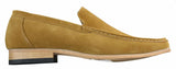 Patron 5588 Sapatos Masculinos Elegantes Casuais Slip On Quadrados em Camurça Italiana