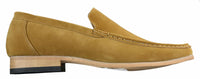 Patron 5588 Sapatos Masculinos Elegantes Casuais Slip On Quadrados em Camurça Italiana