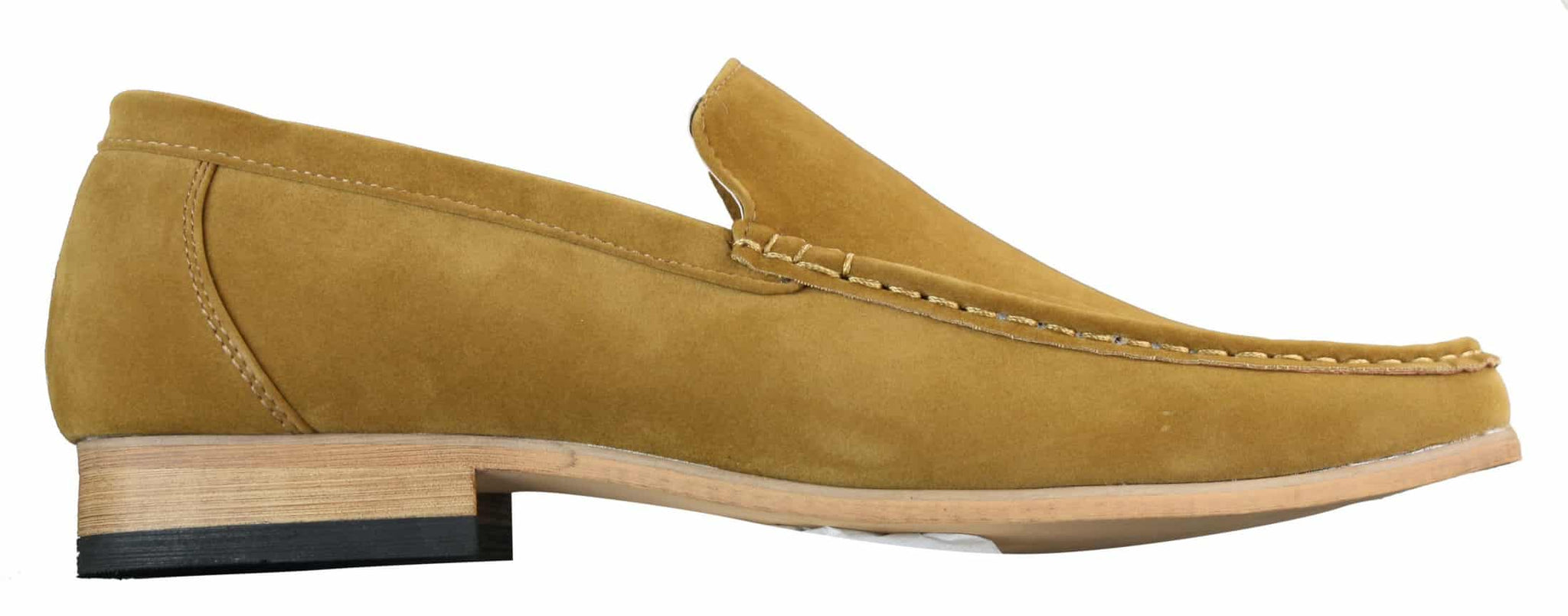 Patron 5588 Sapatos Masculinos Elegantes Casuais Slip On Quadrados em Camurça Italiana