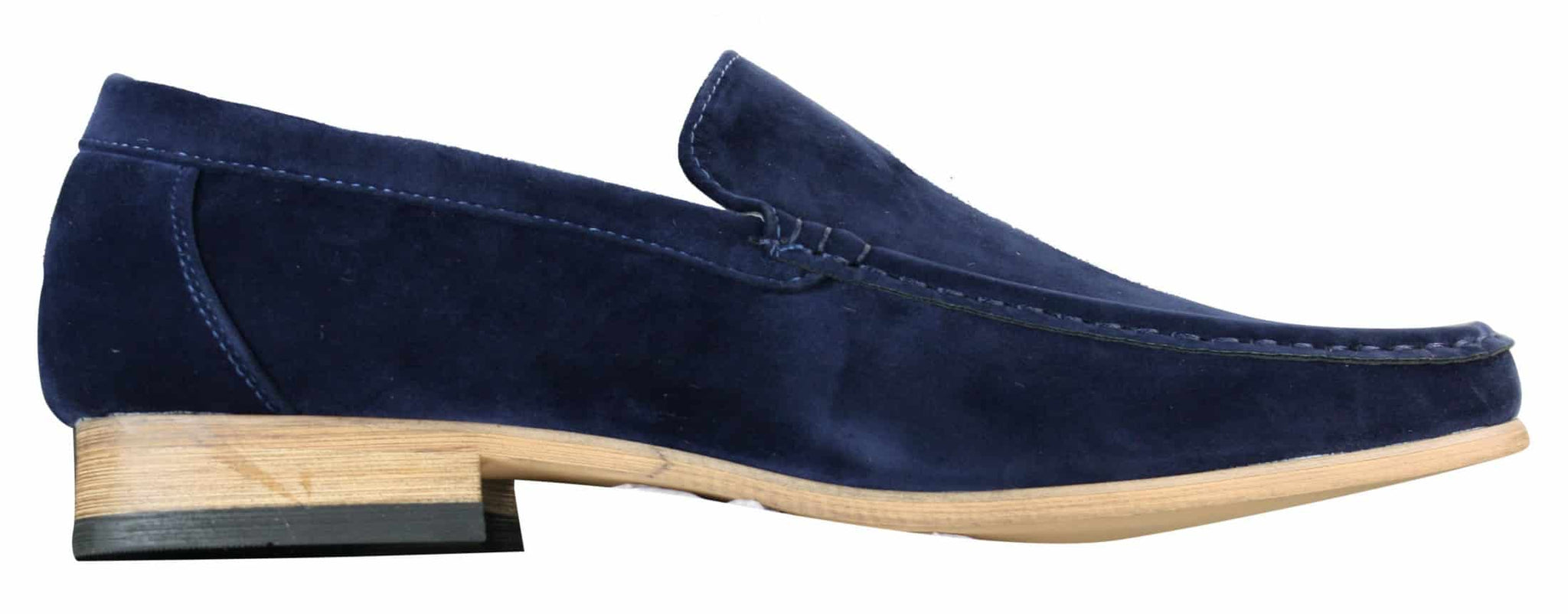 Patron 5588 Sapatos Masculinos Elegantes Casuais Slip On Quadrados em Camurça Italiana