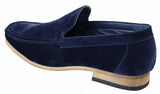 Patron 5588 Sapatos Masculinos Elegantes Casuais Slip On Quadrados em Camurça Italiana