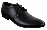 Sapatos masculinos casuais elegantes em couro PU perfurado nas cores preto, bege e marrom.