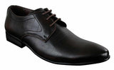 Sapatos masculinos de couro PU com estampa de crocodilo, nas cores preto, bege e marrom, com cadarço e bico fino.