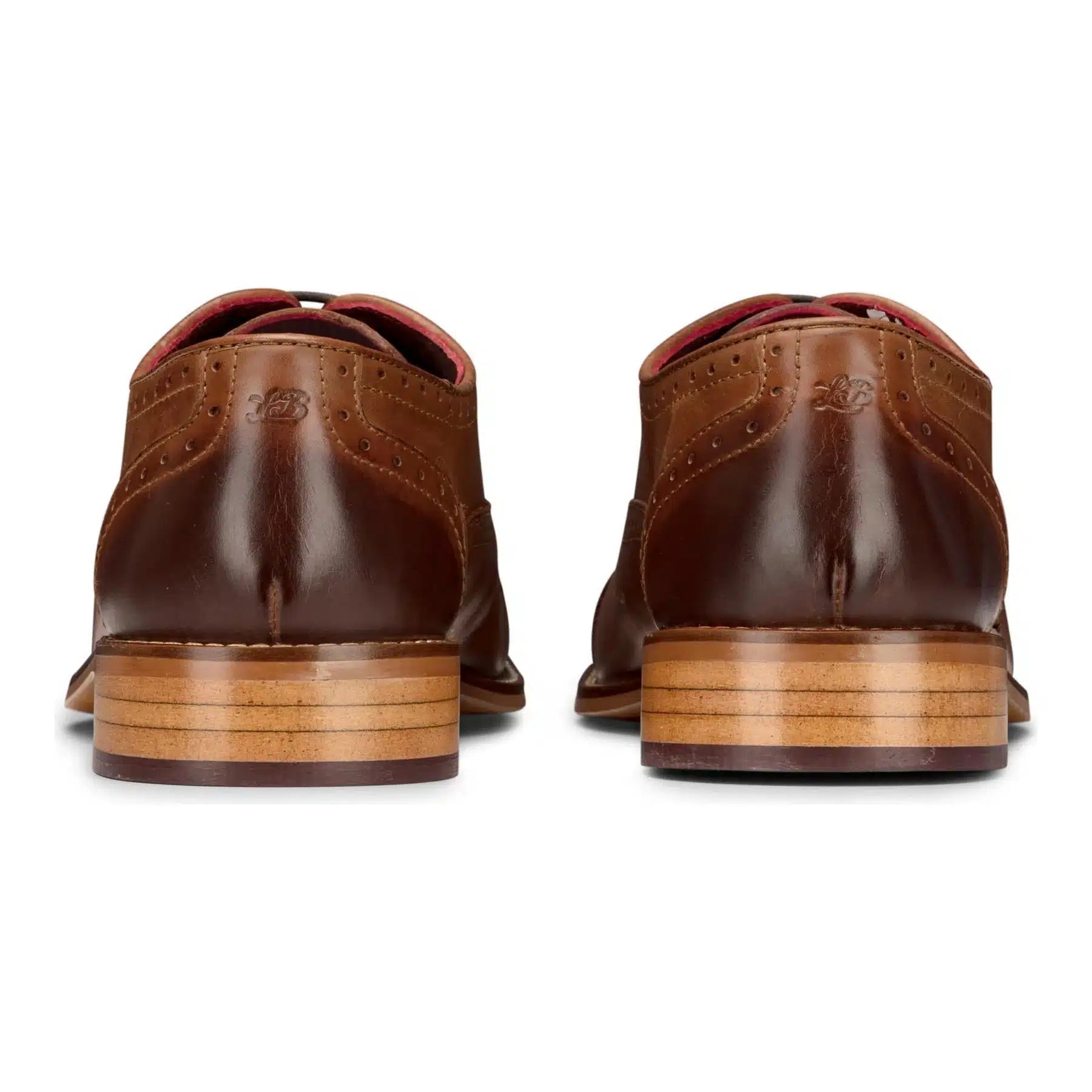 Sapatos Brogue Clássicos Masculinos em Couro Legítimo Preto com Cadarço, Elegantes e Formais, Estilo Vintage.