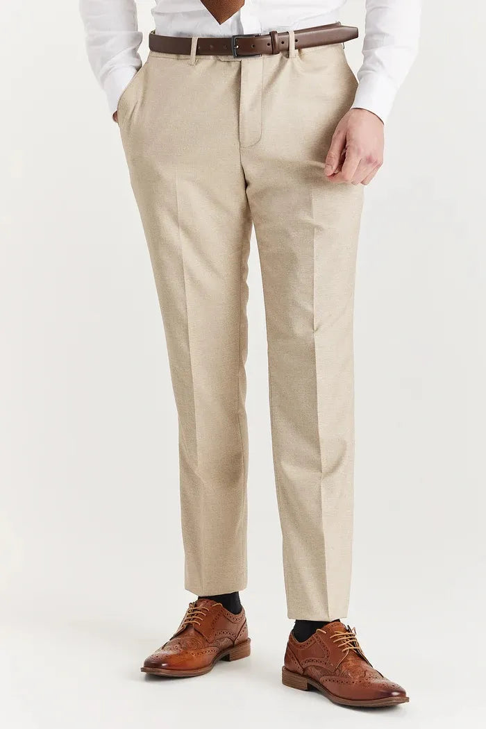 Belmont - Calças bege masculinas