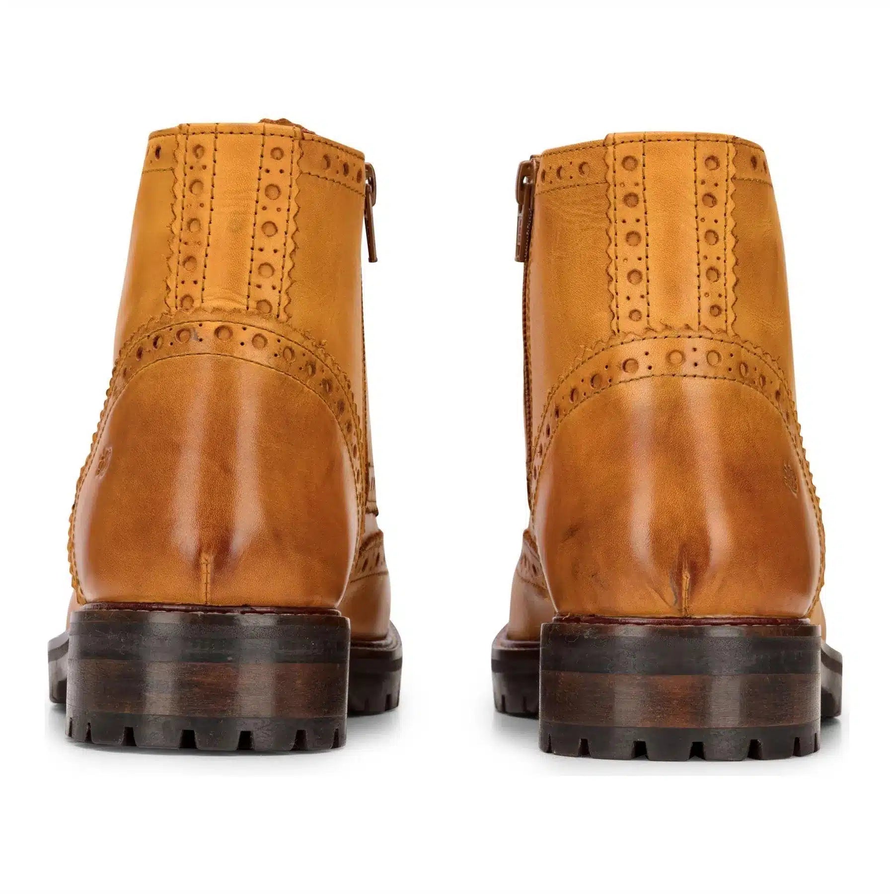 Botas masculinas de couro legítimo com plataforma e cadarço, estilo militar punk rock, pretas e bege.