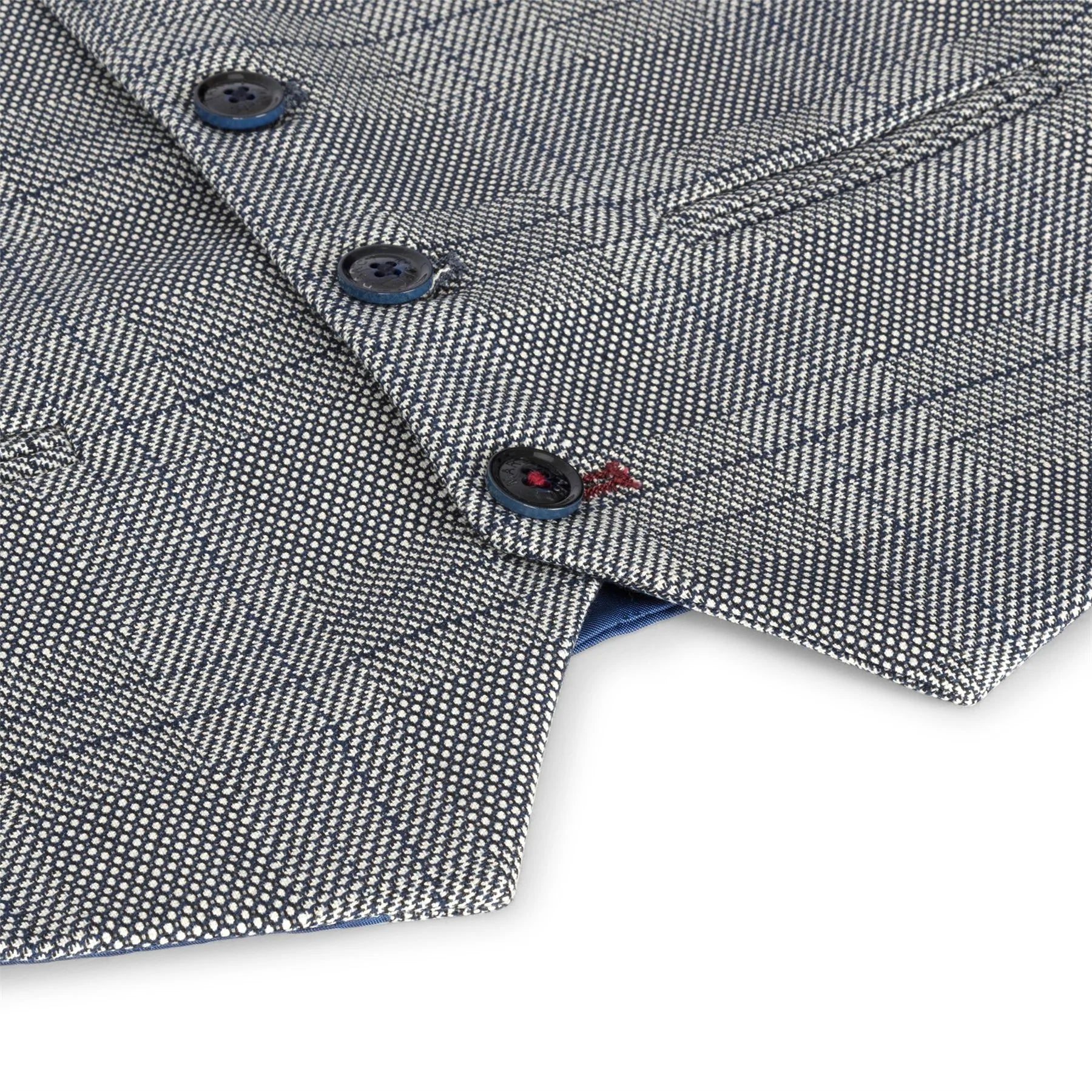 Terno infantil masculino de 3 peças em tweed creme com estampa xadrez, corte sob medida, elegante e formal. Ideal para casamentos e festas.