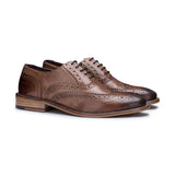 Sapatos masculinos vintage em couro legítimo, estilo brogue, década de 1920, em camurça e tweed, com cadarço, elegantes e formais.