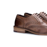Sapatos masculinos vintage em couro legítimo, estilo brogue, década de 1920, em camurça e tweed, com cadarço, elegantes e formais.
