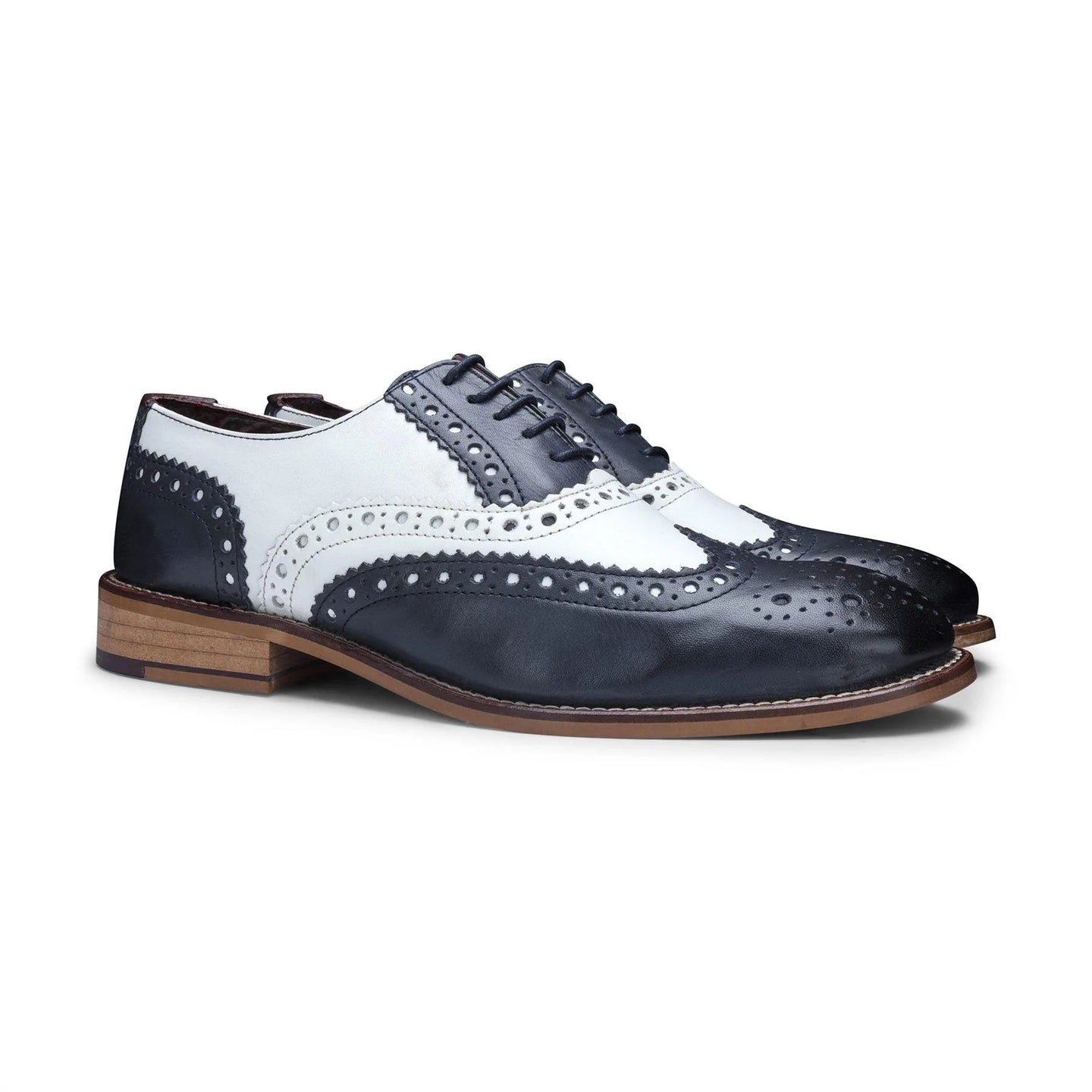 Sapatos masculinos vintage em couro legítimo, estilo brogue, década de 1920, em camurça e tweed, com cadarço, elegantes e formais.