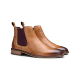Botas Chelsea Masculinas de Couro Legítimo, Estilo Slip On, Elegantes, Casuais, Retrô, Vintage, Blinders Classic