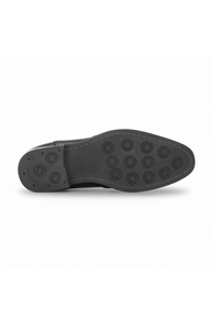 Harry - Sapatos Brogue Masculinos em Verniz Preto