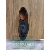 Harry - Sapatos Brogue Masculinos em Verniz Verde